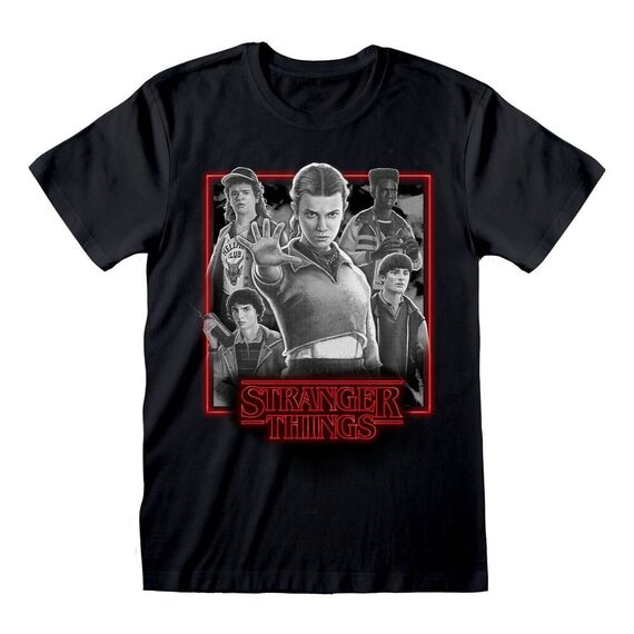 Stranger Things T-Shirt Group Artwork One Last Strange Adventure Colour Size XL