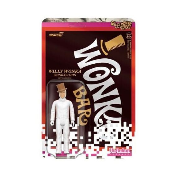Willy Wonka and the Chocolate Factory (1971) ReAction Action Figure Wave 03 Willy Wonka (White Suit) 10 cm |  Techbox