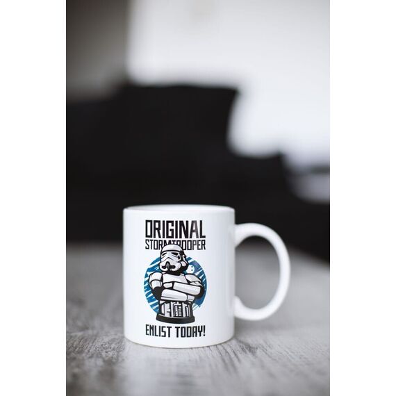 Original Stormtrooper Mug Enlist Today White - Mugs & Bottles - Gifts - Techbox