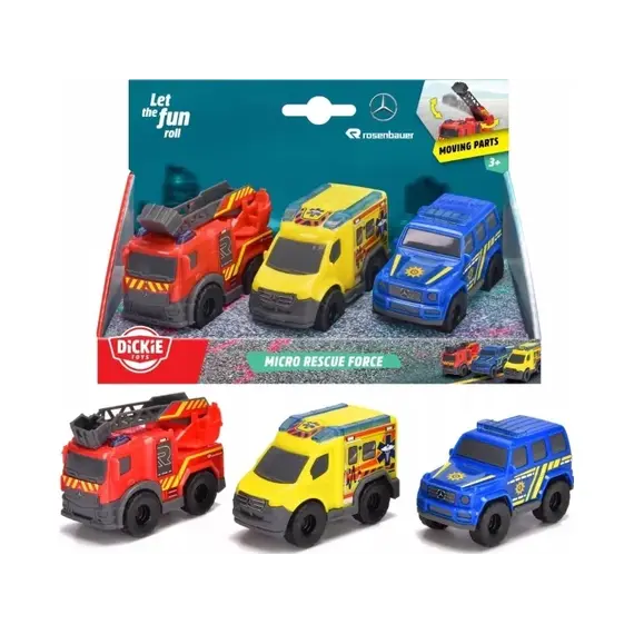 Dickie Toys - Micro Rescue Force (203712029) / Toys