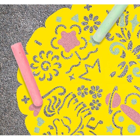 Grafix - Outdoor Mandala - 6 pcs chalk (610002) / Toys