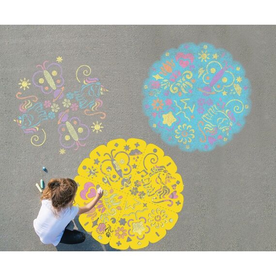 Grafix - Outdoor Mandala - 6 pcs chalk (610002) / Toys