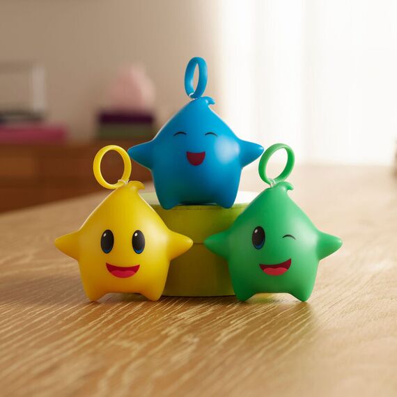 Super Mario Bros - Super Mario Galaxy Movie Lumas assorted figure 6cm