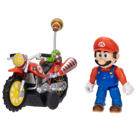 Super Mario Bros - Super Mario Galaxy Movie Mario & Luigi assorted figure + vehicle