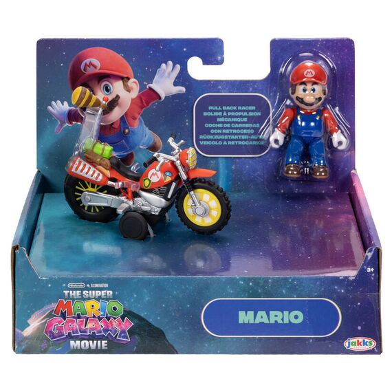 Super Mario Bros - Super Mario Galaxy Movie Mario & Luigi assorted figure + vehicle