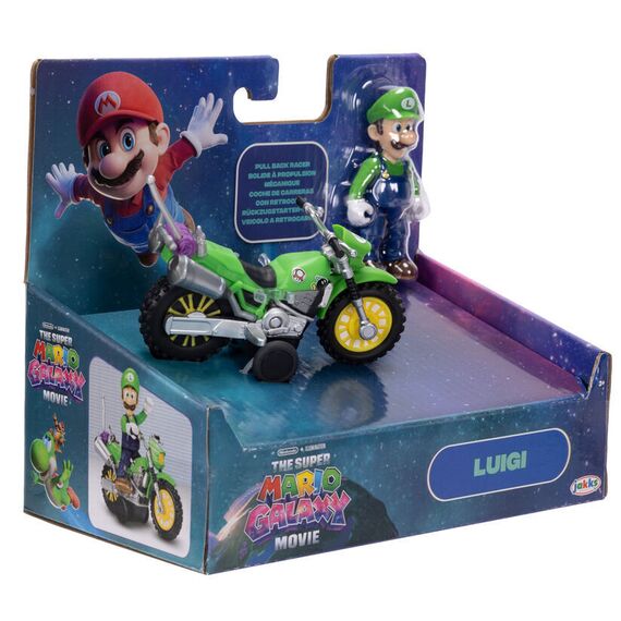 Super Mario Bros - Super Mario Galaxy Movie Mario & Luigi assorted figure + vehicle