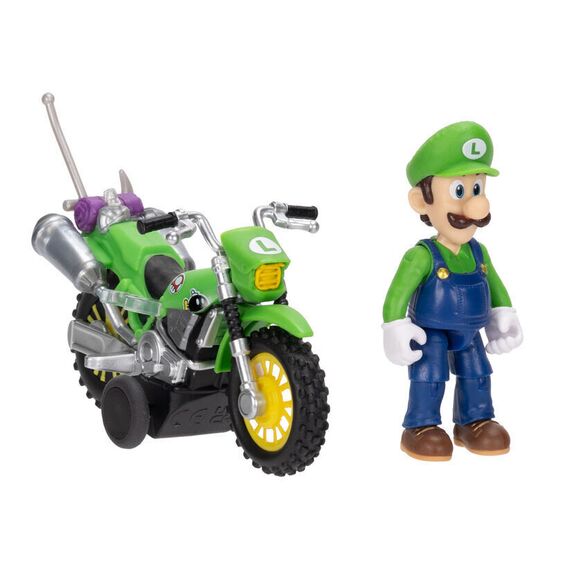 Super Mario Bros - Super Mario Galaxy Movie Mario & Luigi assorted figure + vehicle