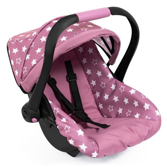 Bayer - Deluxe Car Seat with Cannopy - Pink/Dotted (67976AB) / Baby and Children