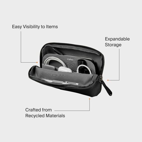 Orbitkey - Desk Pouch - Graphite / Gadgets