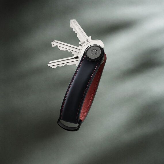 Orbitkey - Key Organiser Matte Leather - Ember / Gadgets