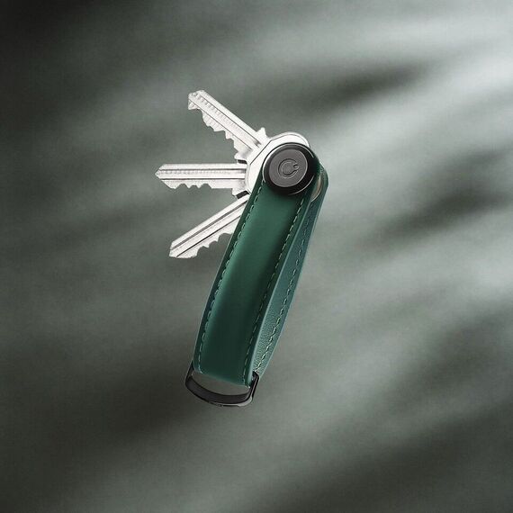 Orbitkey - Key Organiser Matte Leather - Forest / Gadgets