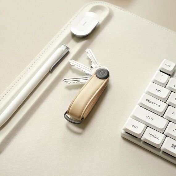 Orbitkey - Leather Key Organiser - Sand / Gadgets