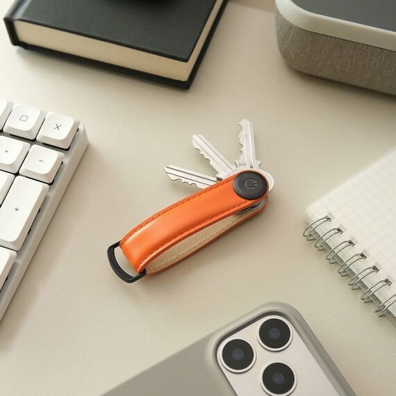 Orbitkey - Leather Key Organiser - Terracotta / Gadgets