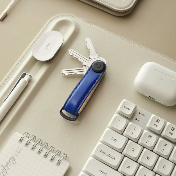 Orbitkey - Leather Key Organiser - Ultramarine / Gadgets