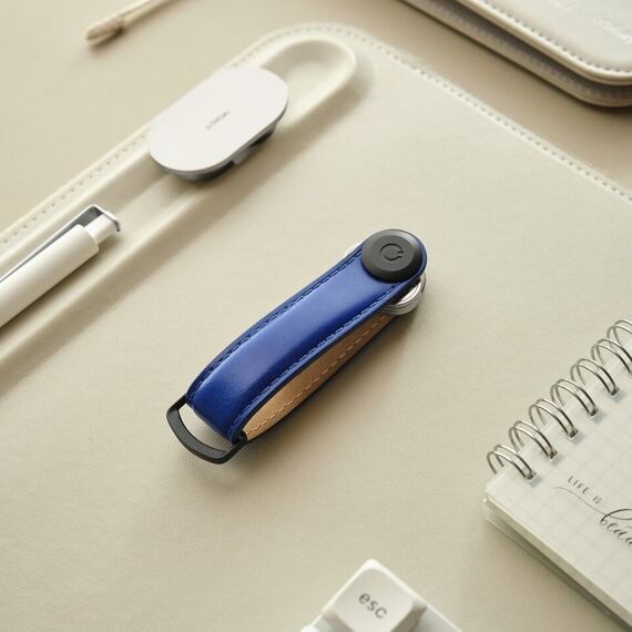 Orbitkey - Leather Key Organiser - Ultramarine / Gadgets