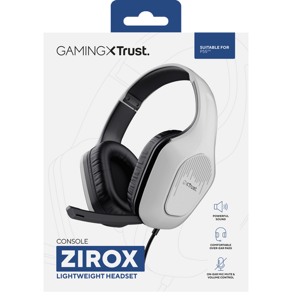 Trust - GXT415PS Zirox Headset - PS5 / PlayStation 5 | Techbox