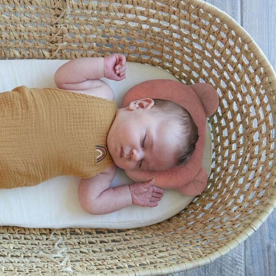 Candide - Panda Pillow - Rust / Baby and Children