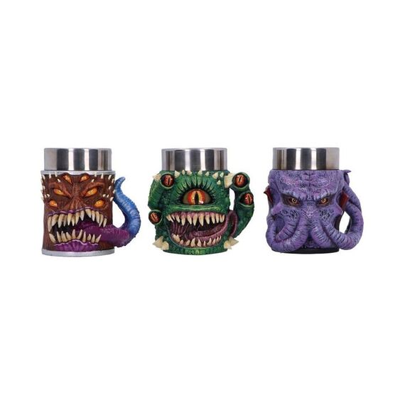Dungeons & Dragons Mini Monster Tiny Tankards (Set of 3) / Fan Shop and Merchandise - Various - Various - Techbox
