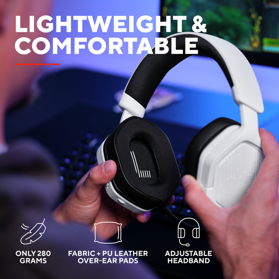 Trust - GXT493W Carus Wireless Headset - White / Electronics