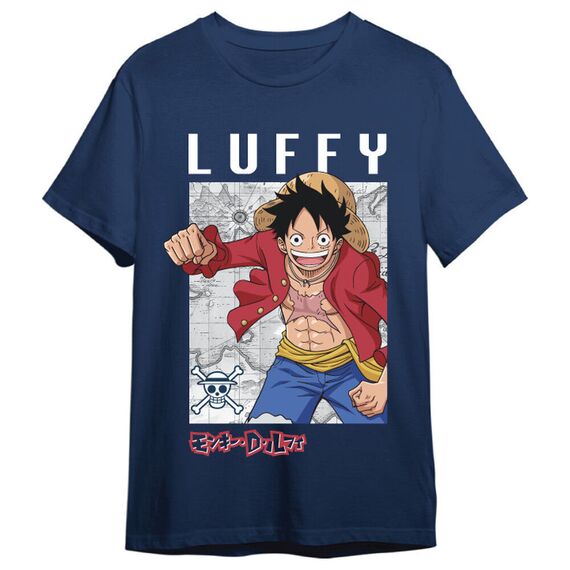 One Piece Monkey D. Luffy Map adult t-shirt - Figurines - Collectibles - Techbox