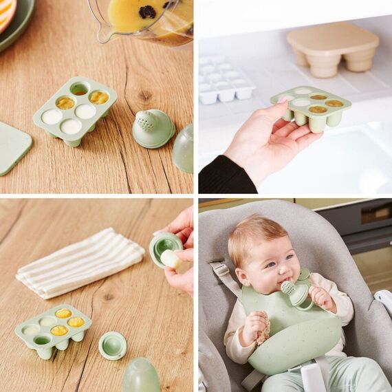 Babymoov - Silicone Containers and Feeder Set / Baby and Children