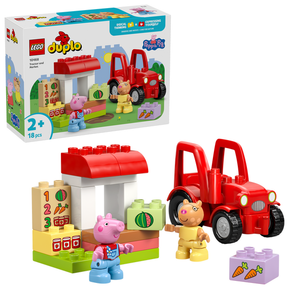 LEGO - DUPLO Peppa Pig - Tractor and Market (10468) / Toys