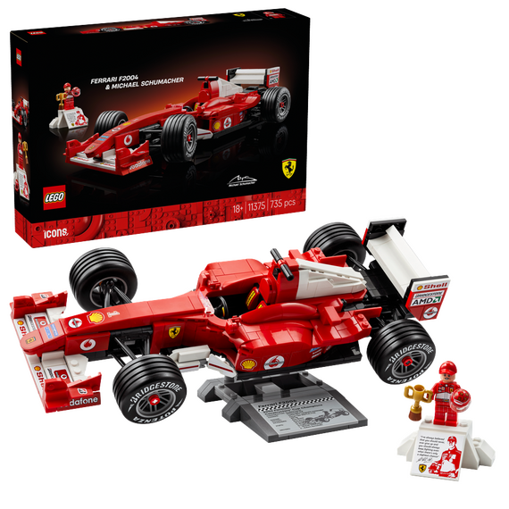 LEGO - Icons - Ferrari F2004 & Michael Schumacher (11375) / Toys