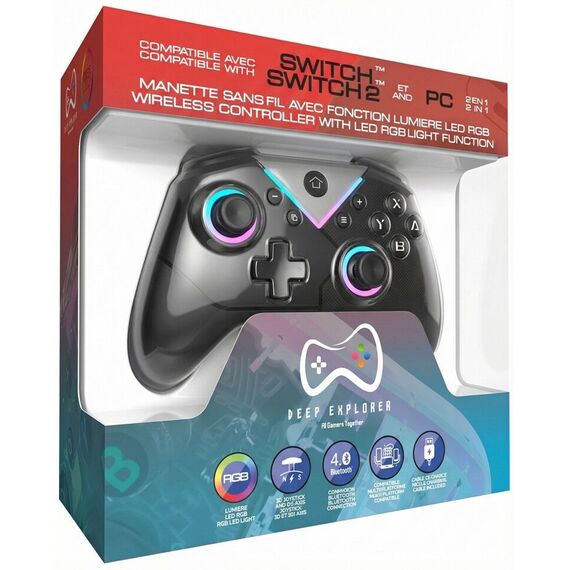 Deep Explorer - Wireless Controller - Moon (Switch / Switch 2) / Nintendo Switch 2 - Nintendo Switch 2 Accessories - Accessories for Consoles - Techbox