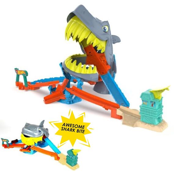 Hot Wheels - City Shark Chomp Beach (JHL96) / Toys