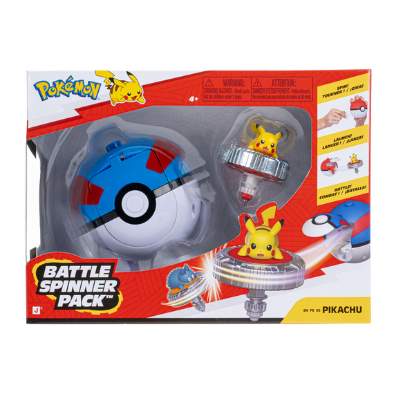 Pokémon - Battle Spinner Pikachu with Great Ball (PKW4936) / Toys