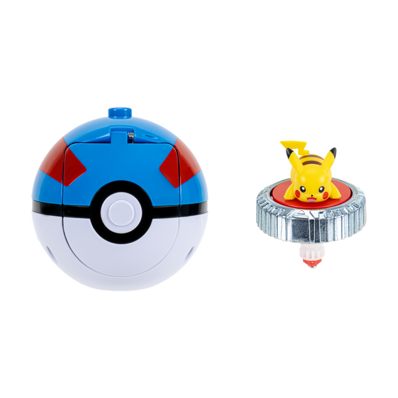 Pokémon - Battle Spinner Pikachu with Great Ball (PKW4936) / Toys