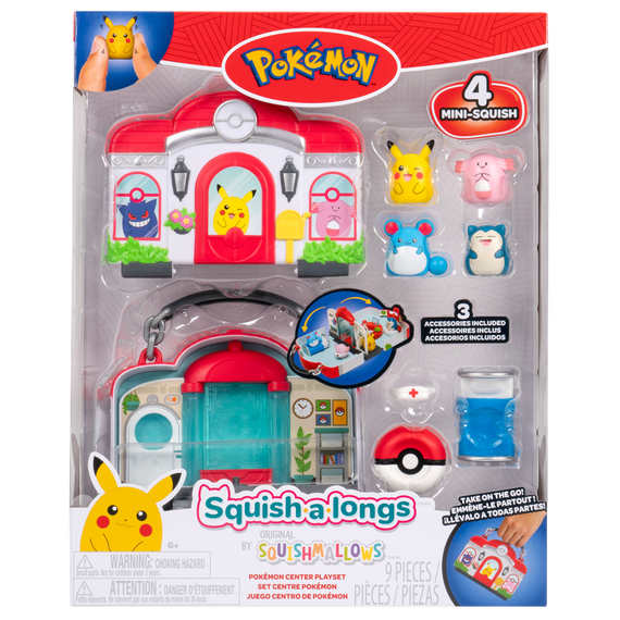 Pokémon - Squishalongs Pokémon Center Playset (SQAL0071) / Toys