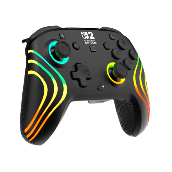 Turtle Beach - Wireless Controller - Afterglow Wave (Black) / Nintendo Switch 2 | Techbox