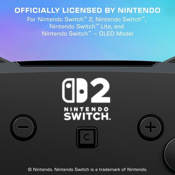 Turtle Beach - Wireless Controller - Afterglow Wave (Black) / Nintendo Switch 2 | Techbox