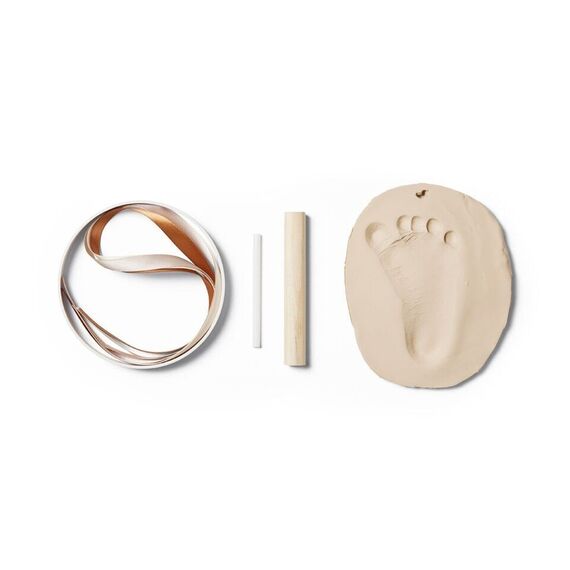 Vanilla Copenhagen - Hand & Foot Clay Kit - Beige - Ø11 cm (MEMO1025) / Baby and Children