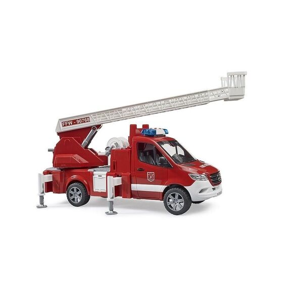 Bruder - MB Sprinter Fire Engine w/Ladder, Waterpump, Lights & Sound (02673) / Toys