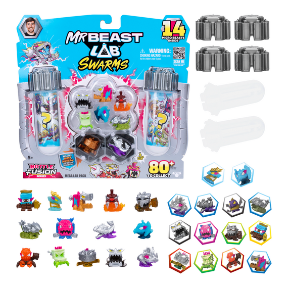 MrBeast Lab - Swarms Battle Fusion - 14 pcc - Style 1 / Toys