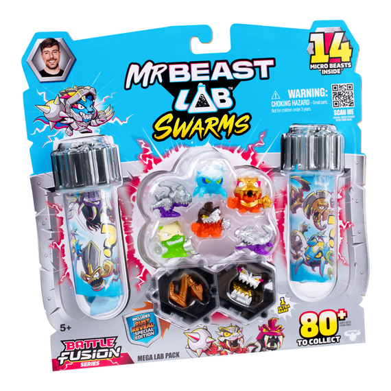 MrBeast Lab - Swarms Battle Fusion - 14 pcc - Style 2 / Toys