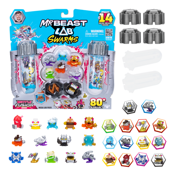 MrBeast Lab - Swarms Battle Fusion - 14 pcc - Style 2 / Toys