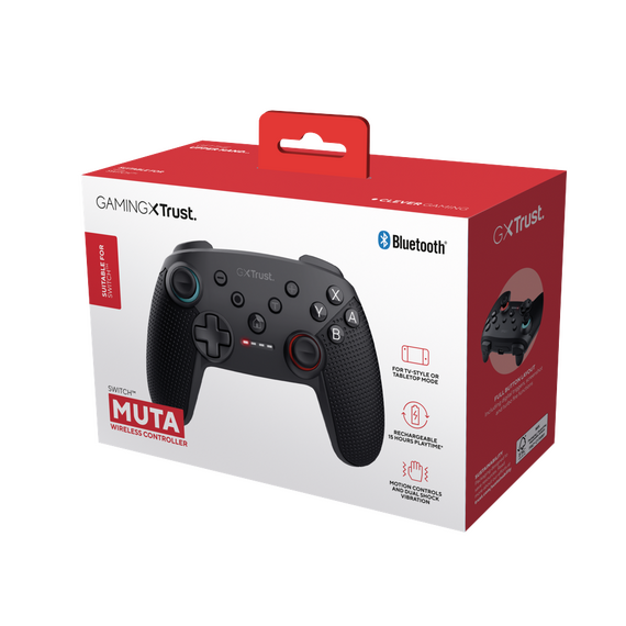 Trust - GXT1246 MUTA BT CTRL NSW - Black / PC