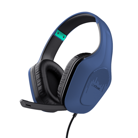 Trust - GXT415B Zirox Headset - Blue / Electronics