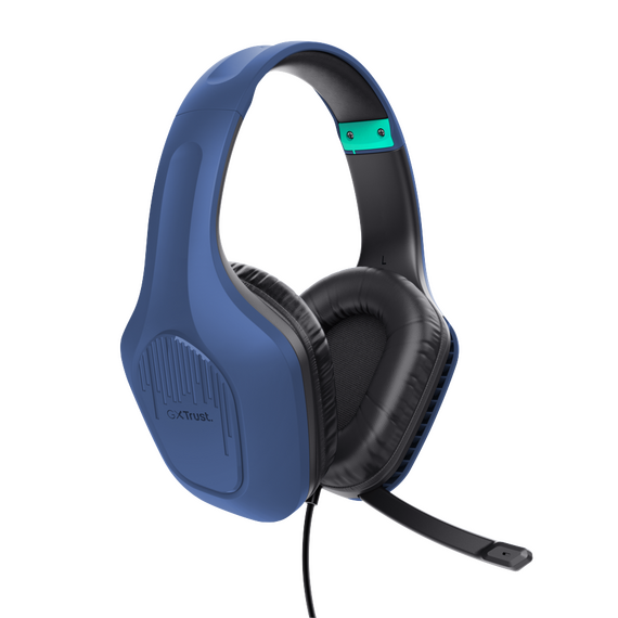 Trust - GXT415B Zirox Headset - Blue / Electronics