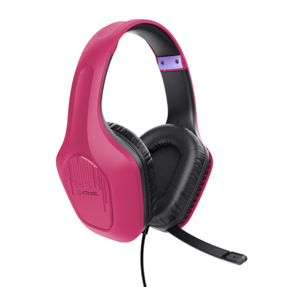 Trust - GXT415P Zirox Headset - Pink / Electronics