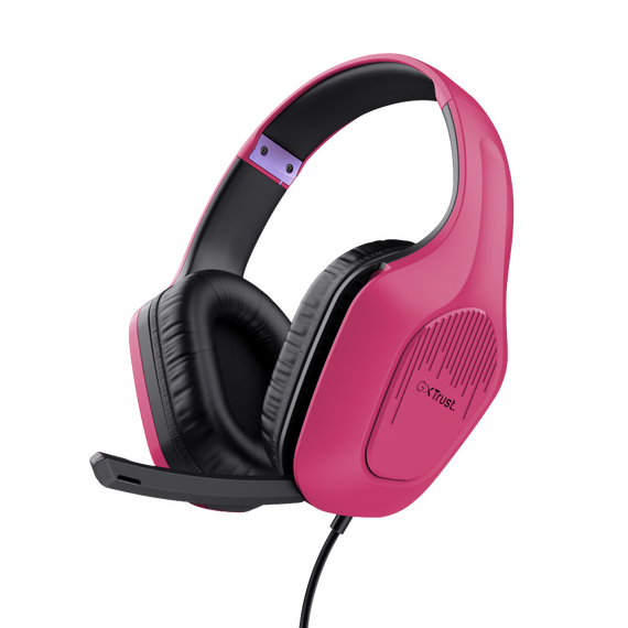 Trust - GXT415P Zirox Headset - Pink / Electronics