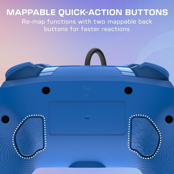 Turtle Beach - Wired Controller - Afterglow Wave (Blue) / Nintendo Switch 2 | Techbox