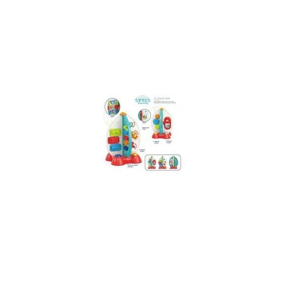 Happy Baby - Busy Board Space Rocket with Light and Music (502257) / Toys