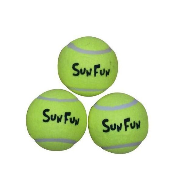 Happy Summer - Tennis ball 3-Pack - yellow / Sport and Outdoor