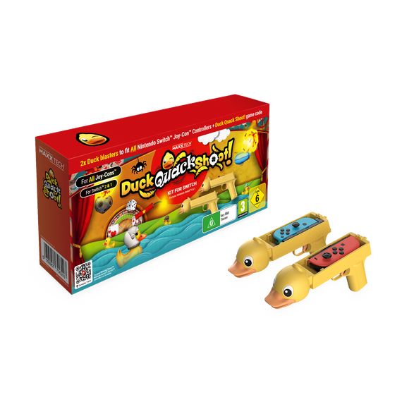 Maxx Tech Duck, Quack, Shoot! Kit for Nintendo Switch 2&amp1 / Nintendo Switch 2 - Nintendo Switch 2 Accessories - Accessories for Consoles - Techbox