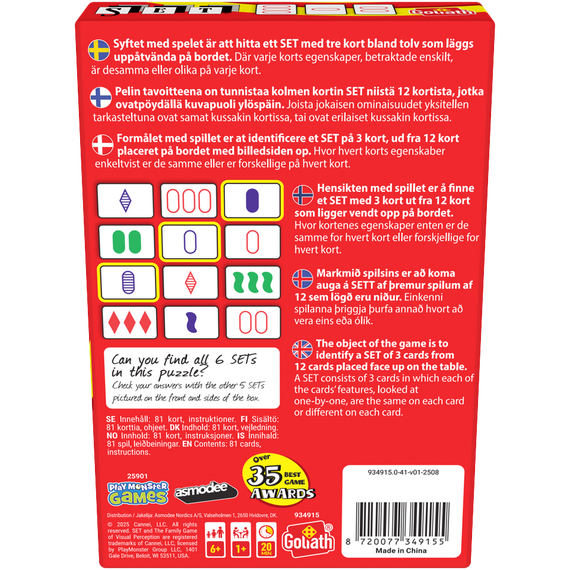 SET (Nordic + ENG) / Toys