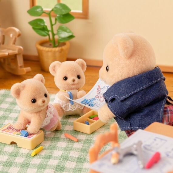 Sylvanian Families - Biscuit Bear Twins (5853) / Toys